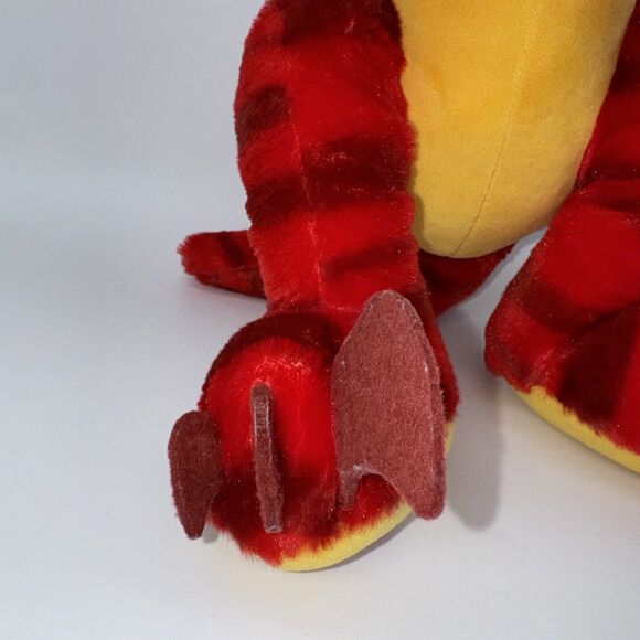 Build A Bear BAB Raptor Dinosaur Red Stuffed Plush Animal 19" Preowned GUC - Picture 5 of 10